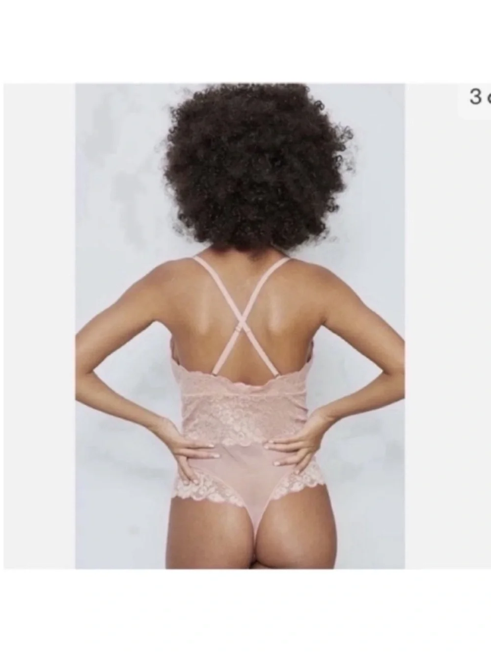 Free People HAH Smarty Pants Bodysuit Copper Rose Size S